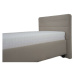 Čalouněná postel Hamilton 140x200, béžová, včetně matrace