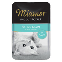 Miamor Ragout Royal kapsička v omáčce 22 x 100 g - Kuře & losos