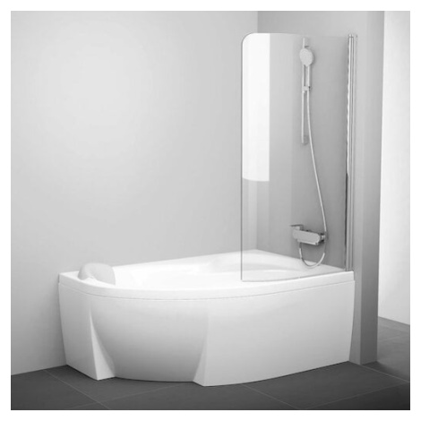 Ravak Rosa vanová zástěna 150x85 cm bright alu 7qrm0c00y1 CVSK1140150ROTBRP