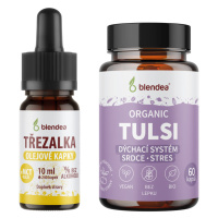 Blendea Anti stres DUO - Třezalka olejové kapkay 10 ml, Tulsi 60 kapslí