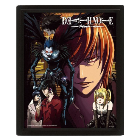 3D obraz Death Note - Connected By Fate Pyramid