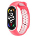 Eternico Sporty pro Xiaomi Mi band 5 / 6 / 7 silk pink and white