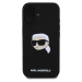 Karl Lagerfeld Liquid Silicone Karl Head MagSafe kryt iPhone 16 černý