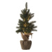 LED vánoční stromek, 52 cm, 3x AA, vnitřní, teplá bílá, časovač