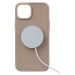 NJORD Fabric MagSafe kryt iPhone 15 Plus světle růžový