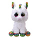 Meteor Beanie Boos PIXY - bílý jednorožec, 42 cm