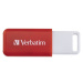 VERBATIM Flash Disk 16GB DataBar USB 2.0 Drive, červený Červená