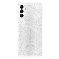 iSaprio Abstract Triangles 03 pro white pro Samsung Galaxy A04s