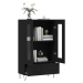 vidaXL Skříň highboard černá 69,5 x 31 x 115 cm kompozitní dřevo