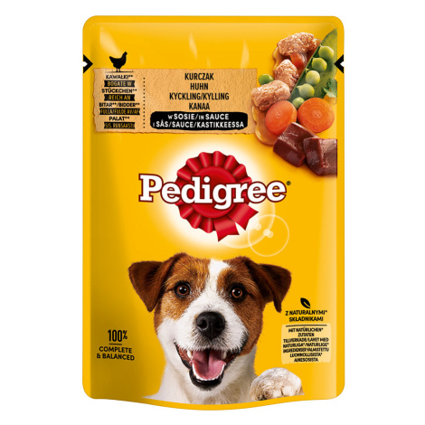 Pedigree čerstvé kapsičky v multibalení - 96 x 100 g kuřecí v omáčce