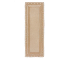 Flair Rugs koberce Ručně všívaný běhoun Lois Scallop Natural - 80x230 cm