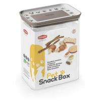 Stefanplast Snack Box obdélníková vzduchotěsná dóza 2,2l bílá/světle šedá