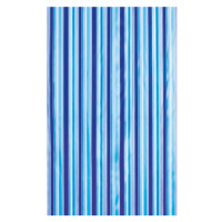 Sprchový závěs 180x180cm, vinyl, modrá, pruhy ZV011