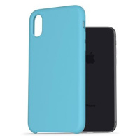 AlzaGuard Premium Liquid Silicone Case pro iPhone X / Xs modré