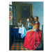 Vermeer- The Girl with the Wine Glass, 1659 - puzzle z kategorie Umělecké