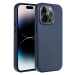Smarty Leather Mag kryt s MagSafe iPhone 15 indigově modrý