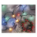EMOS LED vánoční cherry řetěz – kuličky, 48 m, venkovní i vnitřní, multicolor, časovač D5AM07