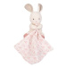 Doudou et Compagnie Paris Doudou králiček s růžovou dečkou z BIO bavlny 15 cm