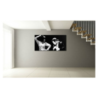 Ručně malovaný POP Art Pulp Fiction 1 dílný 100x50cm