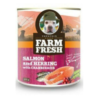 Farm Fresh Dog Salmon&Herring+Cranberries konzer 750g + Množstevní sleva