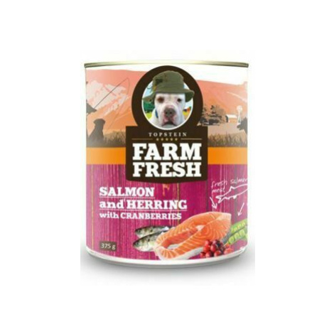 Farm Fresh Dog Salmon&Herring+Cranberries konzer 750g + Množstevní sleva Sleva 15%