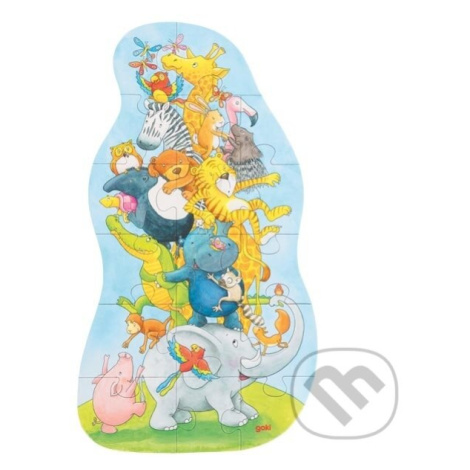 Puzzle XXL Zvieracia pyramída Goki