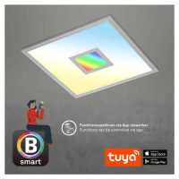 BRILONER CCT svítidlo LED panel, RGB centrální světlo, 44,5 cm, 24 W, 2400 lm, stříbrná BRILO 73