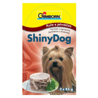 ShinyDog Shiny Dog konzerva kuře+jehně 2x85g