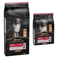 PURINA PRO PLAN, 14 + 3 kg zdarma - Medium Adult Sensitive Skin 14 kg + 3 kg