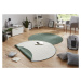NORTHRUGS - Hanse Home koberce Kusový koberec Twin-Wendeteppiche 103095 grün creme kruh – na ven