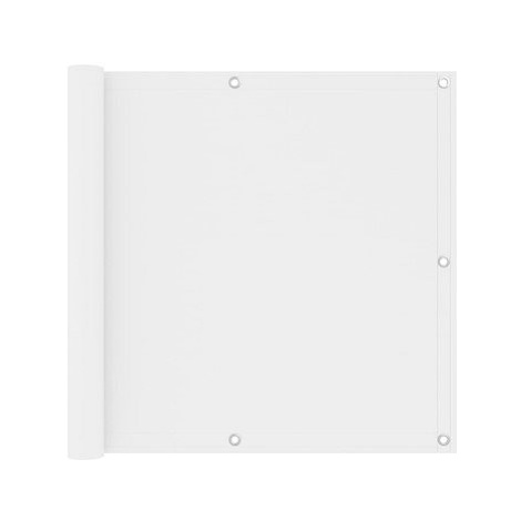 Balkónová zástěna bílá 90×300 cm oxfordská látka 134892 SHUMEE