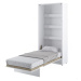 Sklápěcí postel BED CONCEPT 3 bílá/vysoký lesk, 90x200 cm