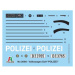 Model Kit auto 3666 - VW Golf "POLIZEI" (1:24)