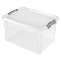 Heidrun Plastový úložný box s víkem Clip box 31l