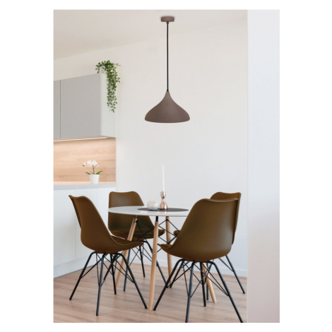 Závěsná lampa viborg 320mm ledea E27 40w kovová hnědá CANDELLUX