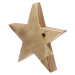 Dekoria Dekorace Wooden Star II 20x4x20 cm, 20x4x20 cm