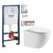 Rapid SL pro závěsné WC 38528SET s chromovou deskou + WC INVENA LIMNOS WITH SOFT, včetně soft/cl