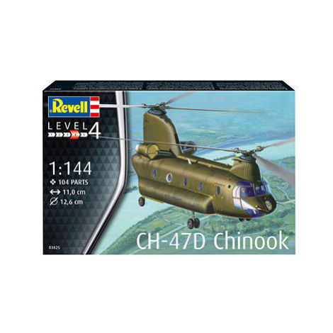 Plastic ModelKit vrtulník 03825 - CH-47D Chinook (1:144) Revell