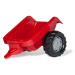 Šlapací traktor s vlečkou Rolly Toys 012411 červený