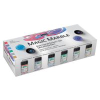 Sada Mramorovací barva Magic Marble metalická 6 × 20 ml