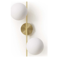 Nástěnné svítidlo v bílo-zlaté barvě ø 14 cm Mahala – Kave Home
