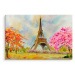 Plátno Eiffelova Věž Mezi Barevnými Stromy II. Varianta: 100x70