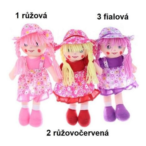 Hadrová panenka zpívající česky varianta 1 růžová