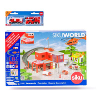 SIKU World - požární stanice s hasičskými auty