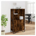 vidaXL Highboard kouřový dub 79,5 x 35,5 x 137,5 cm kompozitní dřevo