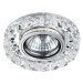 DOWNLIGHT GU10/50W, 0,2WLED,CHROME/CLEAR