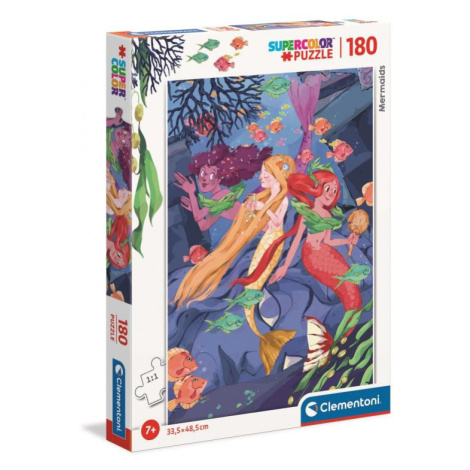 Clementoni - Puzzle 180 ks Mermaids - víly