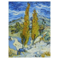 Obrazová reprodukce The Poplars at Saint-Rémy (1889), Vincent van Gogh, 30x40 cm