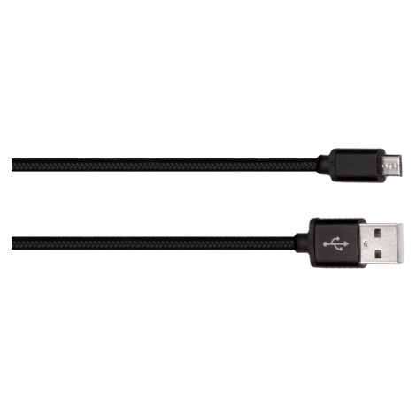 SOLIGHT SSC1402 USB kabel, USB 2.0 A konektor - USB B micro konektor, blistr, 2m