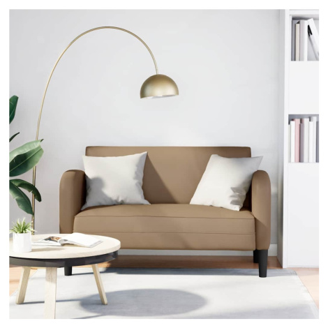 vidaXL Loveseat Sofa Cappuccino 110 cm umělá kůže